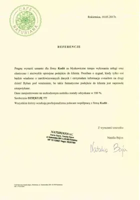 Dane zarejestrowane na uszkodzonym nośniku zostały odzyskane w 100%. Serdecznie dziękuję.